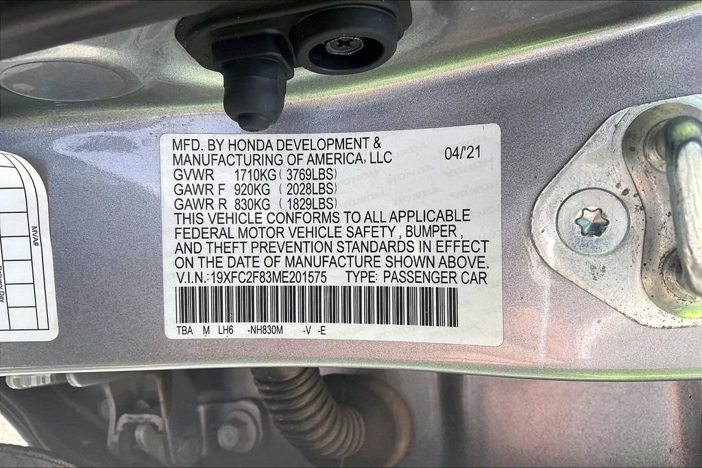 Used 2021 Honda Civic Sport image 35
