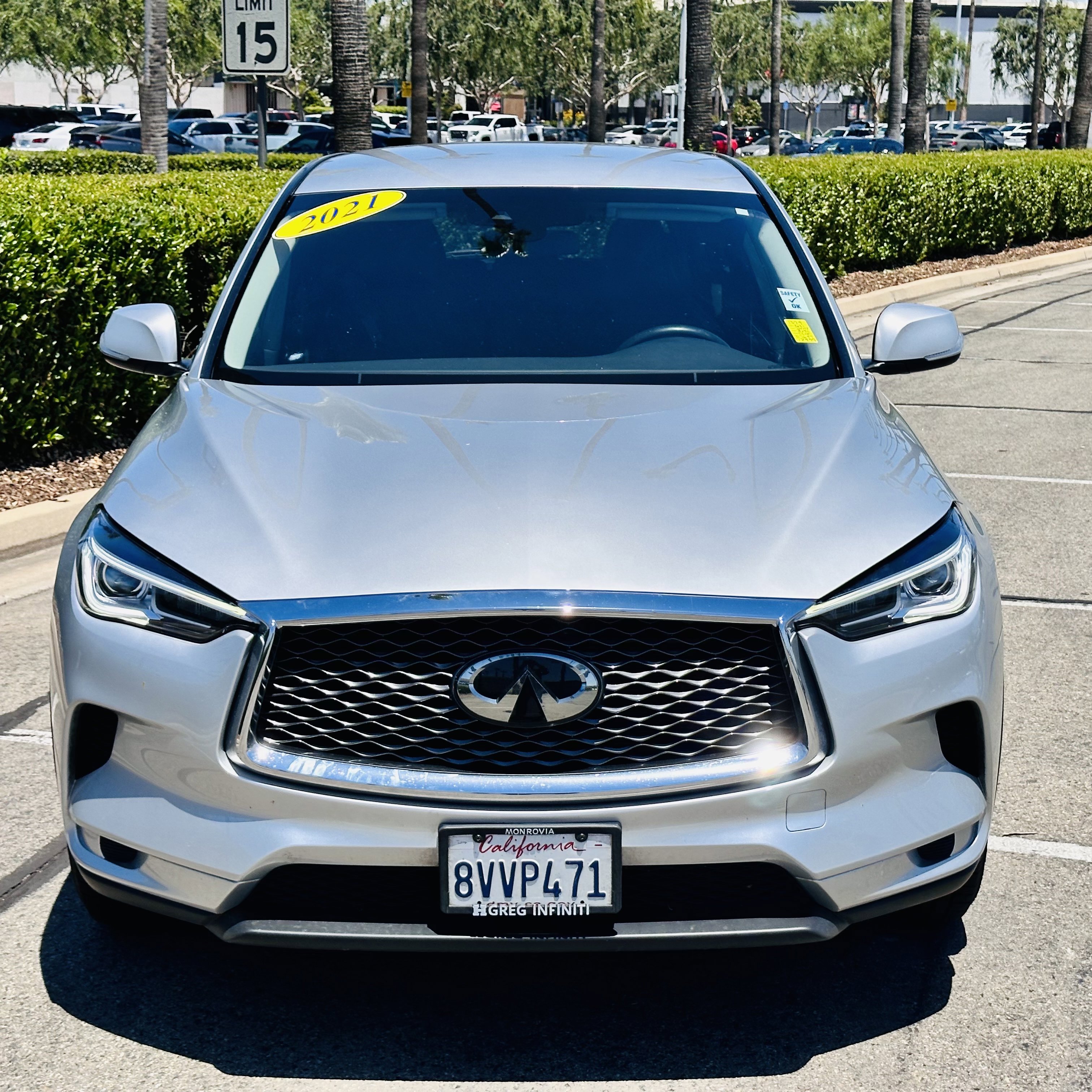 Used 2021 INFINITI QX50 Pure image 3