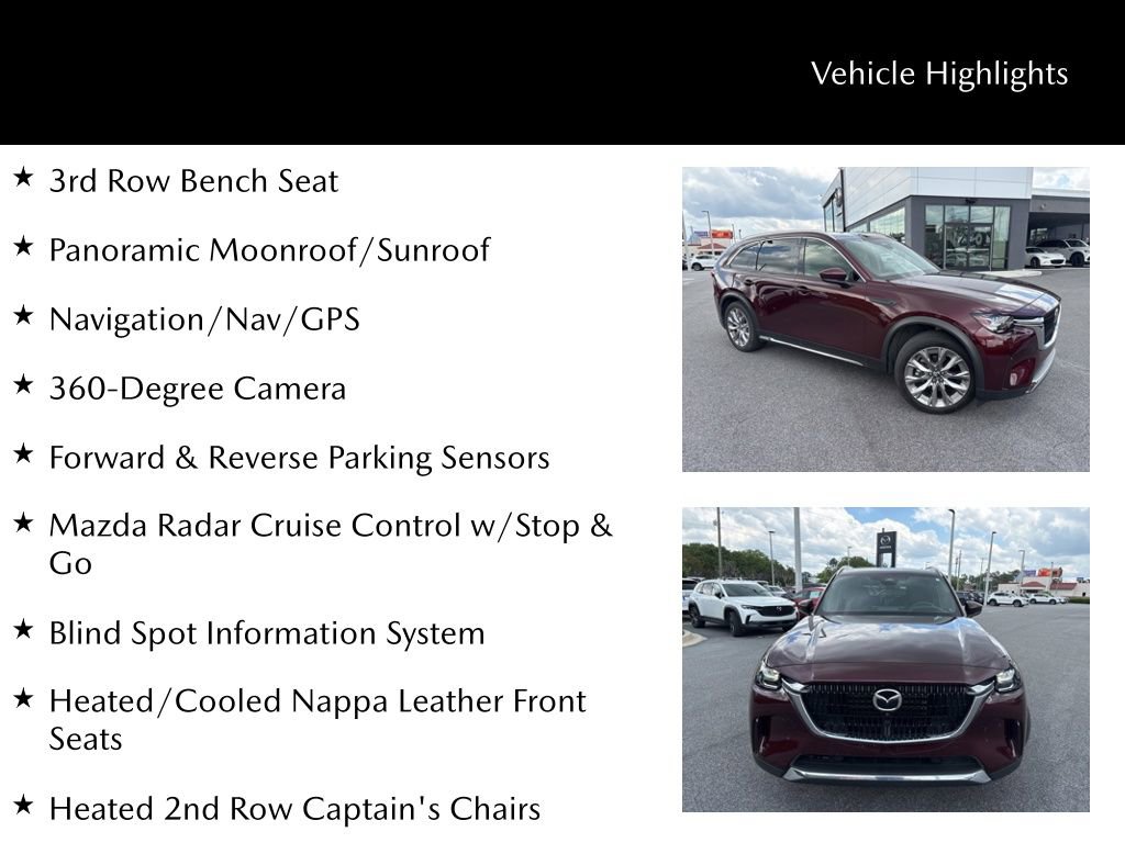 Used 2024 MAZDA CX-90 3.3 Turbo w/ Premium Plus Pkg AWD/4WD image 17