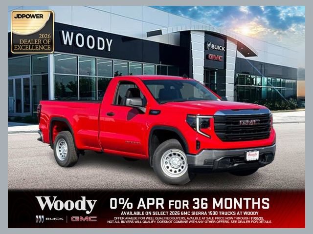 New 2026 GMC Sierra 1500 Pro w/ Pro Value Package RWD image 1