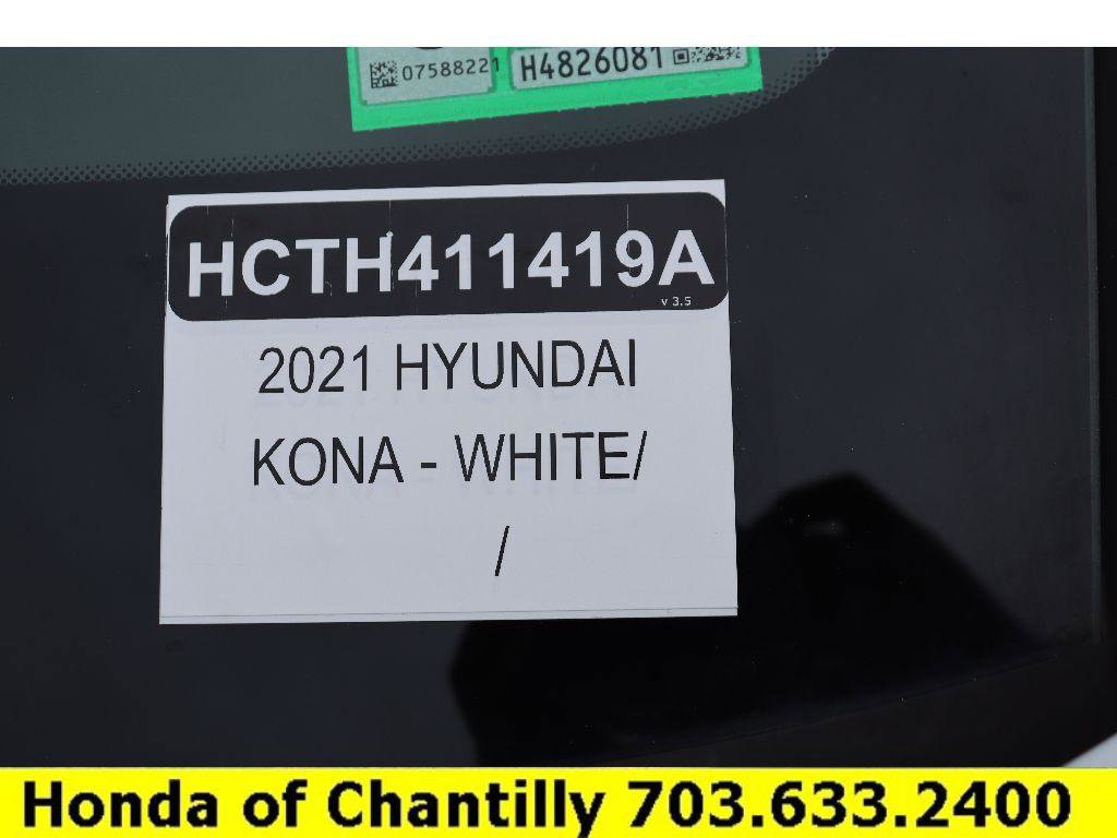 Used 2021 Hyundai Kona Ultimate w/ Cargo Package image 35