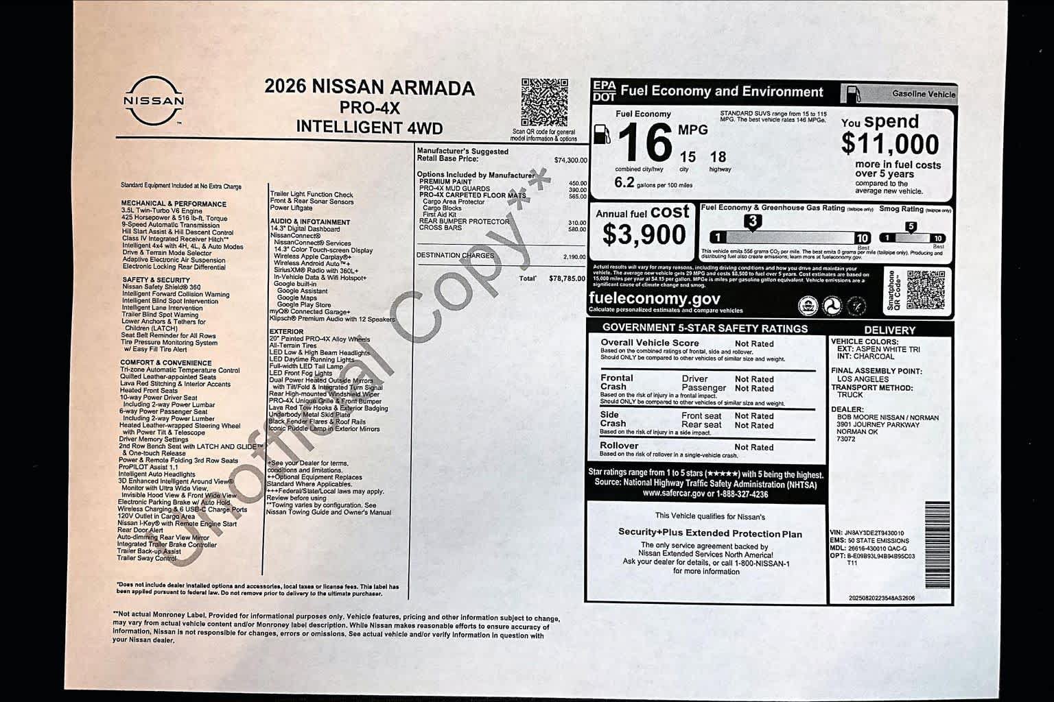 New 2026 Nissan Armada PRO-4X AWD/4WD image 20
