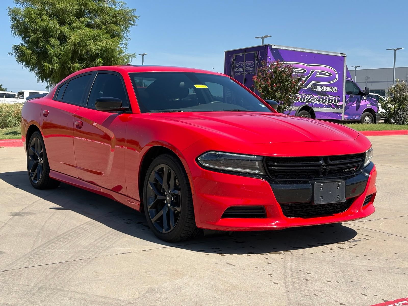 Used 2023 Dodge Charger SXT w/ Blacktop Package RWD image 1