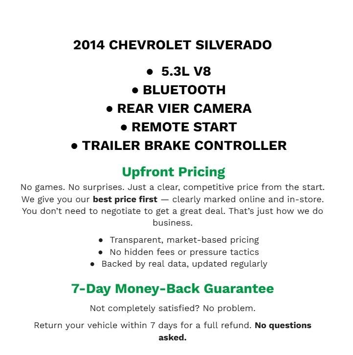 Used 2014 Chevrolet Silverado 1500 LT w/ All Star Edition image 2