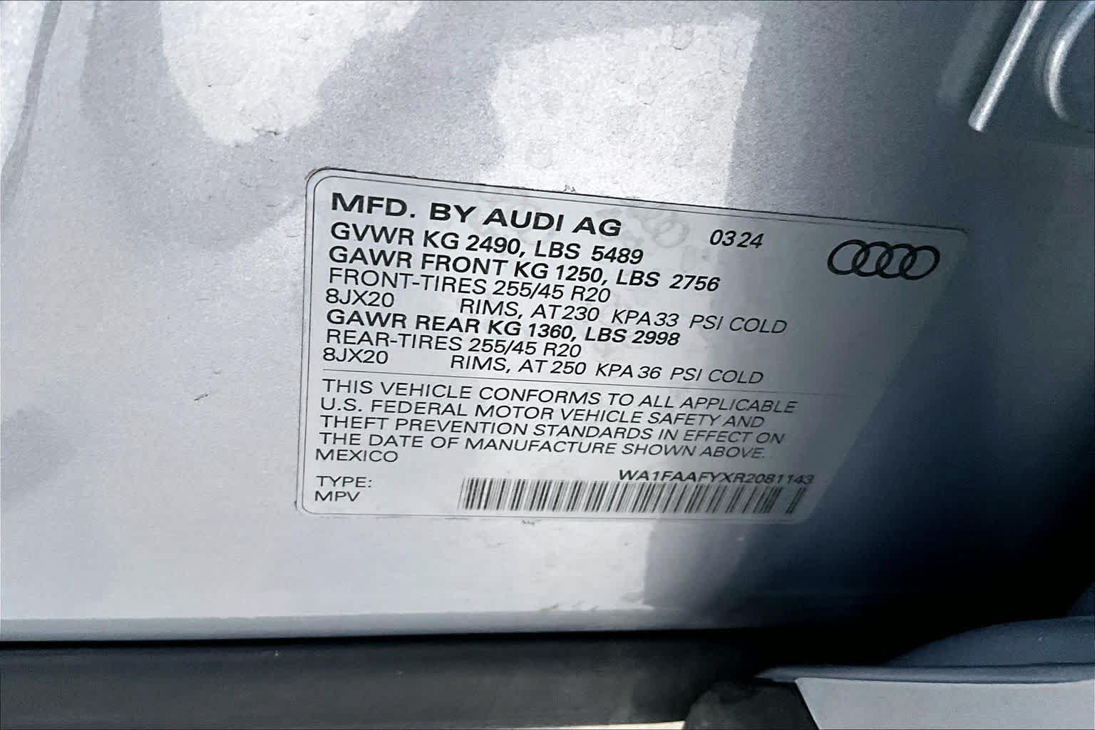 Used 2024 Audi Q5 2.0T Prestige w/ Prestige Package AWD/4WD image 35