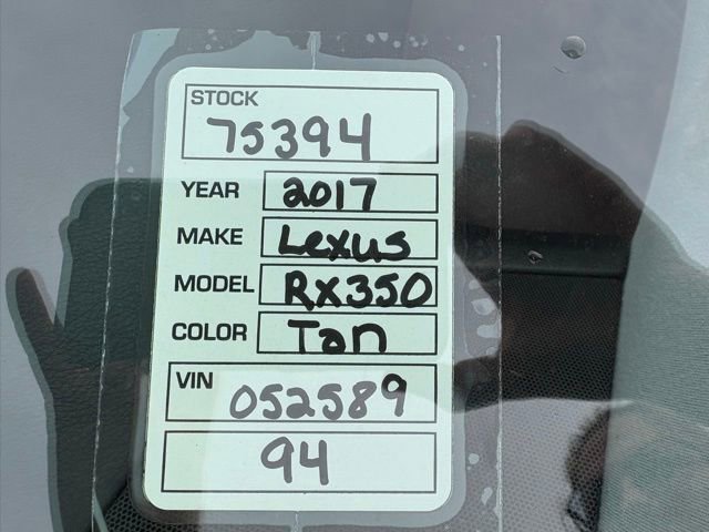 Used 2017 Lexus RX 350 FWD w/ Premium Package image 35