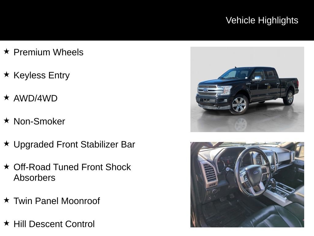 Used 2020 Ford F150 Platinum w/ Technology Package image 21