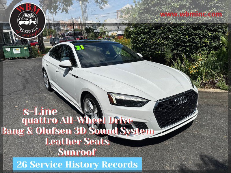 Used 2021 Audi A5 2.0T Premium Plus AWD/4WD image 1
