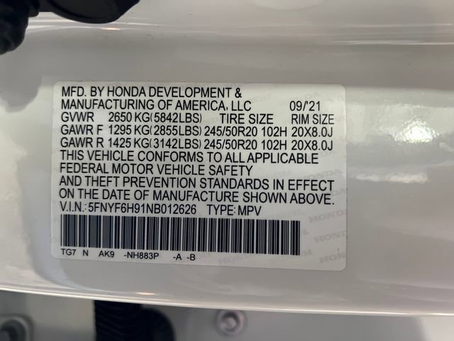 Used 2022 Honda Pilot Touring image 30