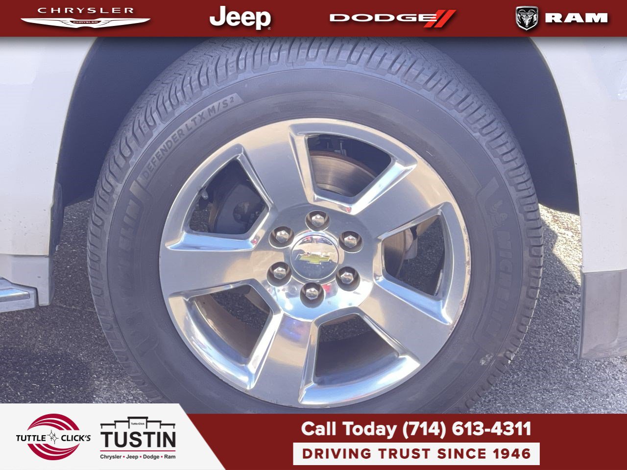 Used 2015 Chevrolet Tahoe LTZ w/ Max Trailering Package RWD image 10