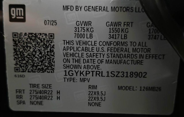 Used 2025 Cadillac Lyriq Luxury w/ Nappa Leather Package AWD/4WD image 49