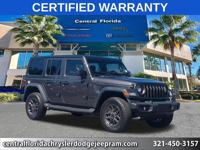 Certified 2024 Jeep Wrangler Unlimited Sport AWD/4WD image 1