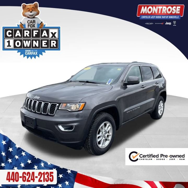 Certified 2020 Jeep Grand Cherokee Laredo