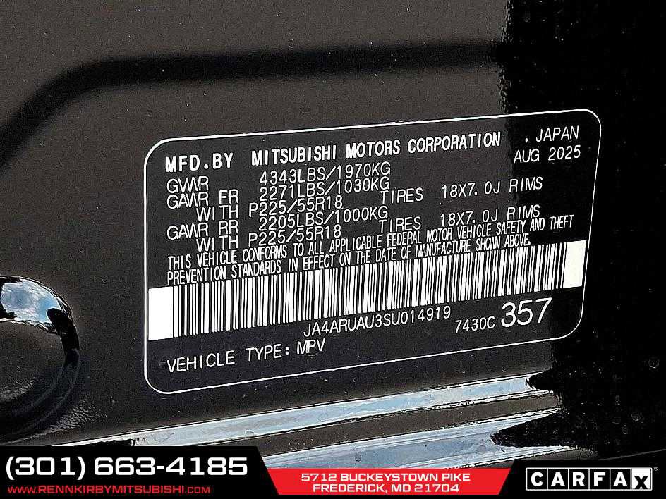 New 2025 Mitsubishi Outlander Sport SE image 18