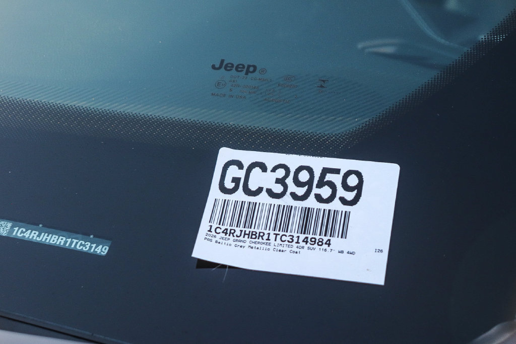 New 2026 Jeep Grand Cherokee Limited AWD/4WD image 31