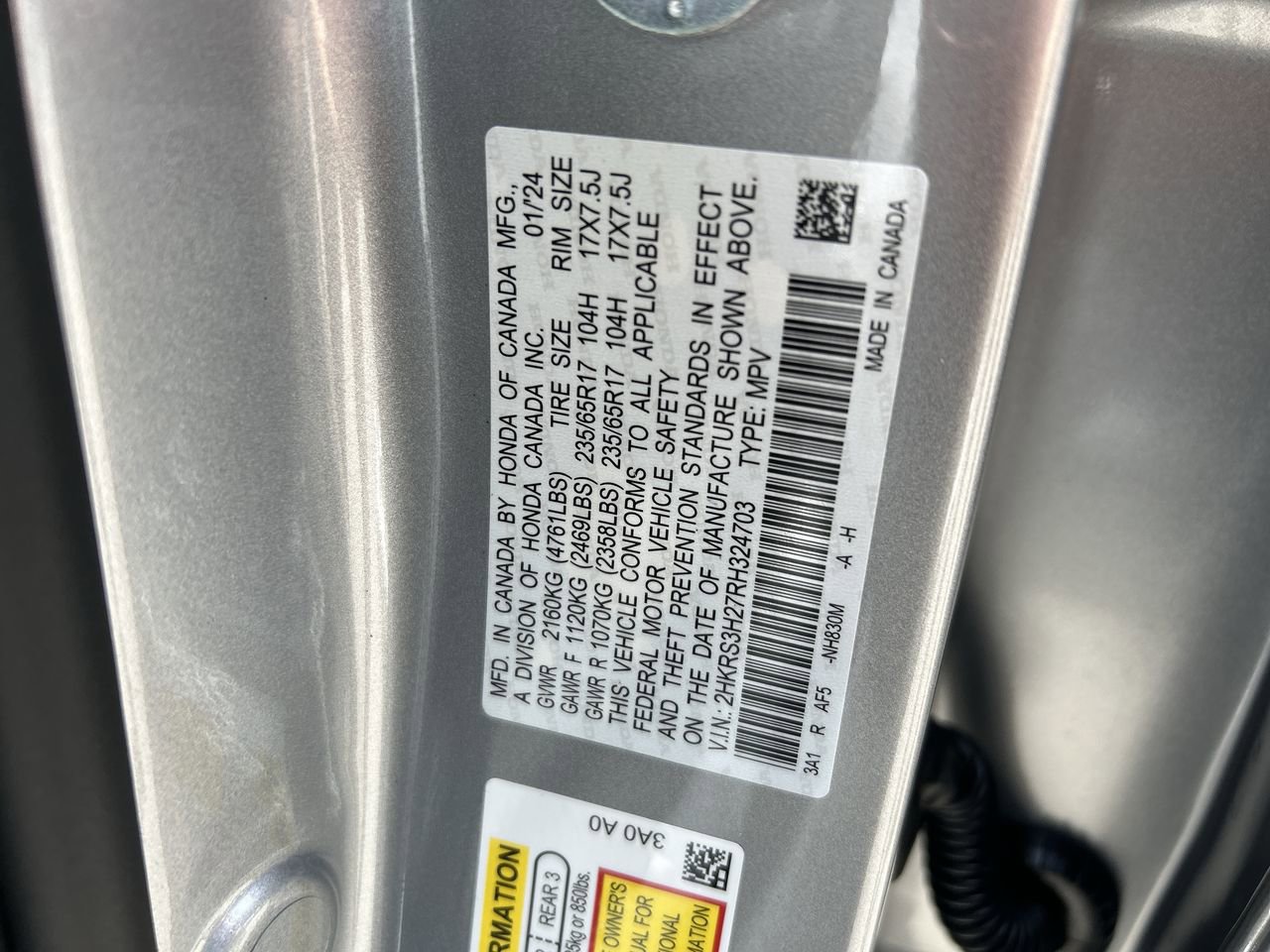 Certified 2024 Honda CR-V LX image 22