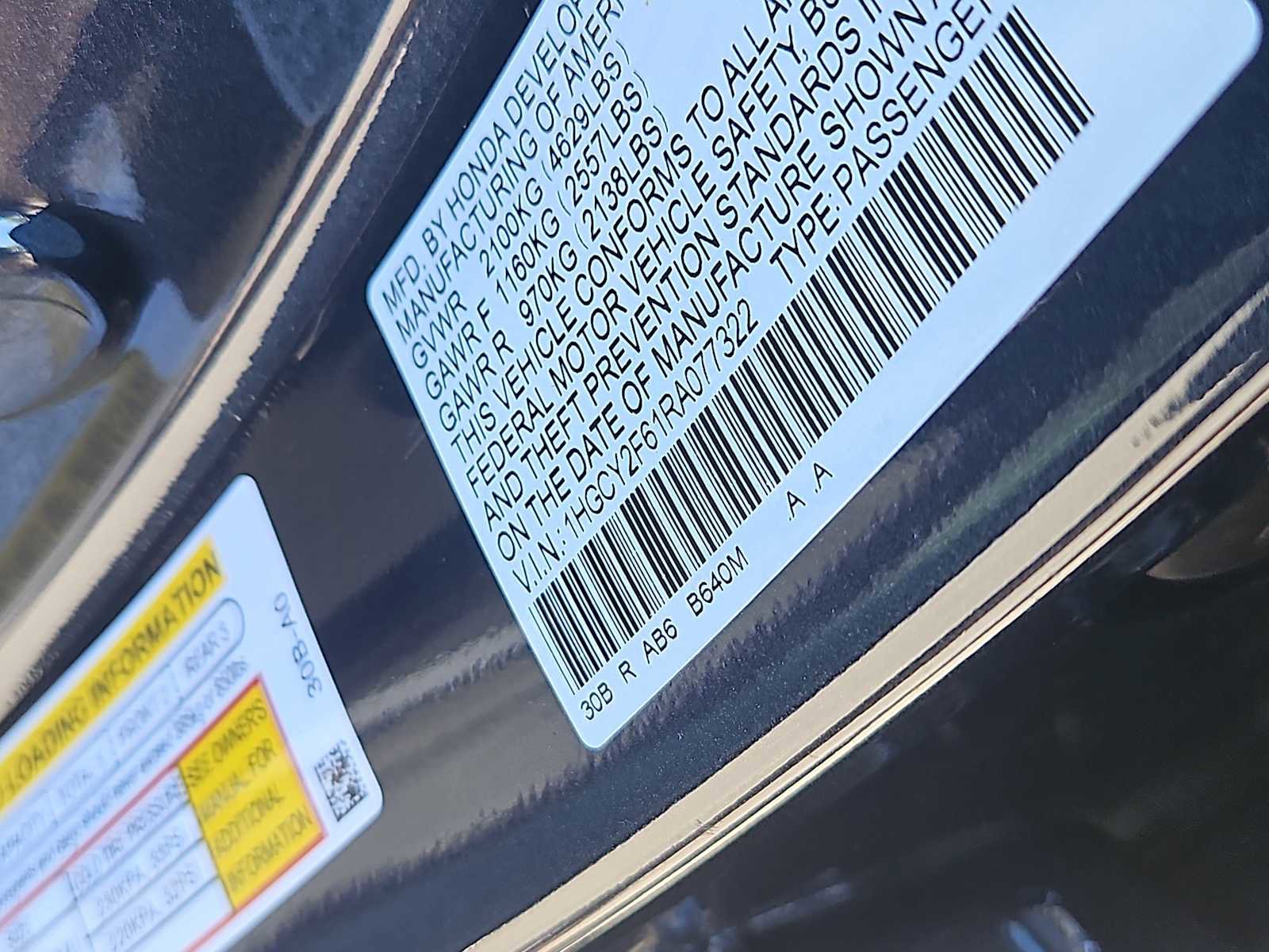 Certified 2024 Honda Accord EX-L image 14
