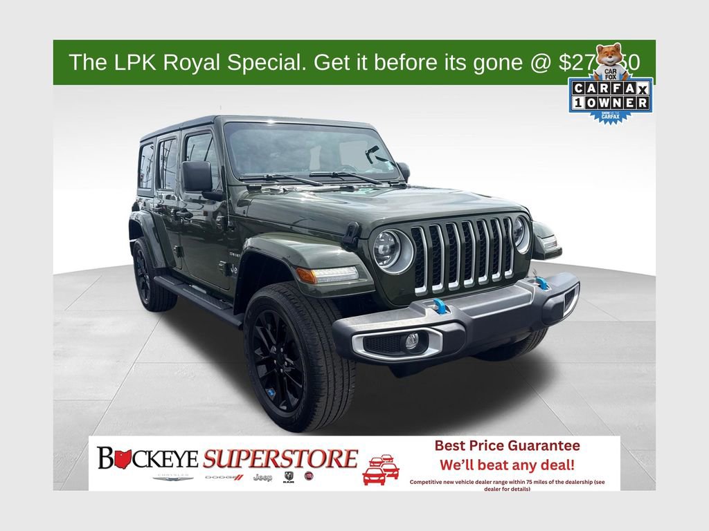 Used 2023 Jeep Wrangler Unlimited Sahara w/ Cold Weather Group AWD/4WD 360° Tour