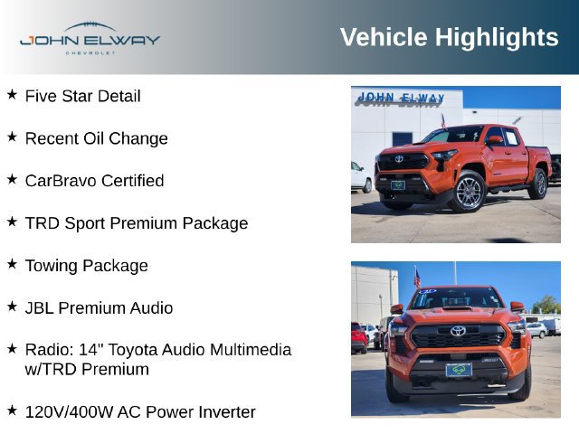 Used 2025 Toyota Tacoma TRD Sport w/ TRD Sport Premium Package AWD/4WD image 4