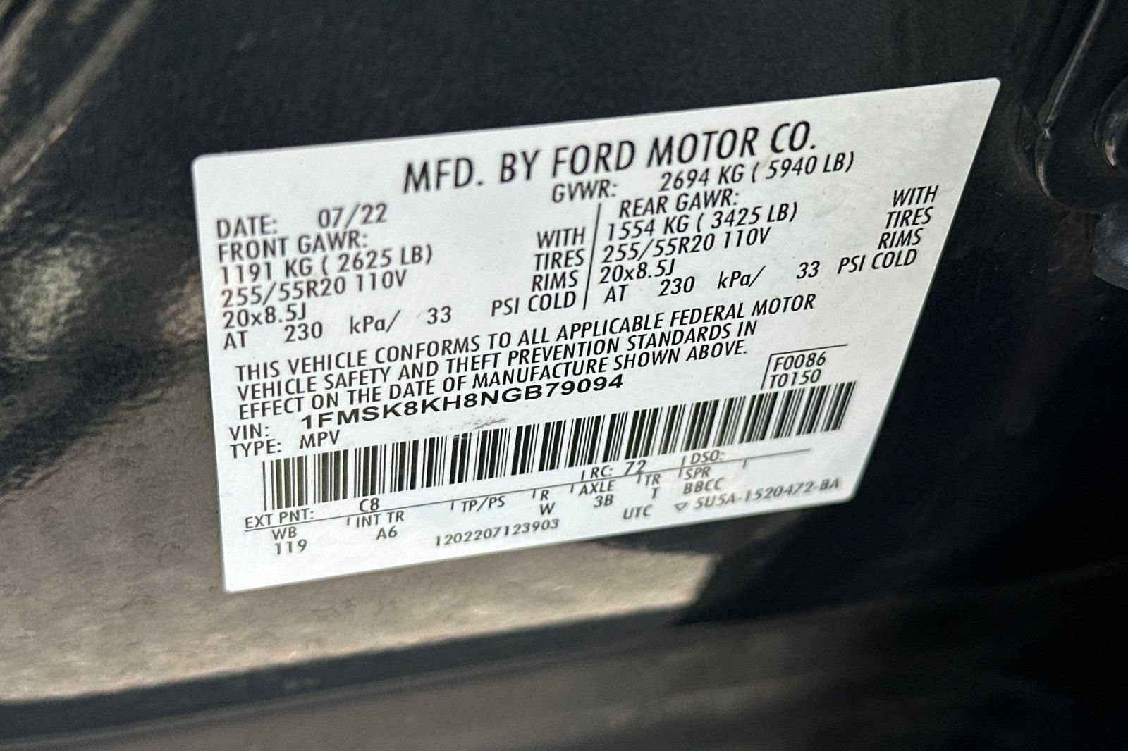 Used 2022 Ford Explorer ST-Line w/ Class IV Trailer Tow Package AWD/4WD image 30