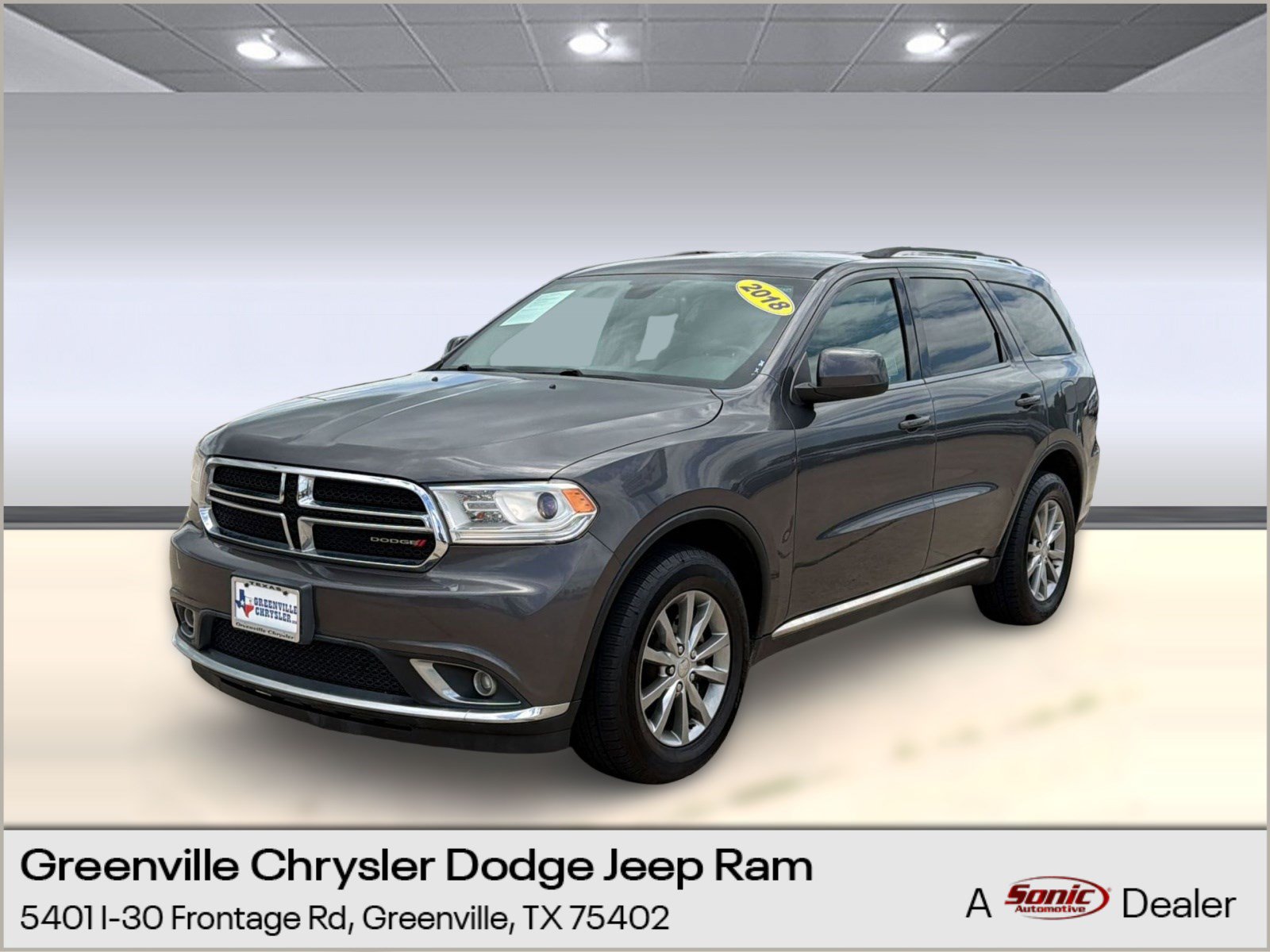 Certified 2018 Dodge Durango SXT w/ Quick Order Package 2BB