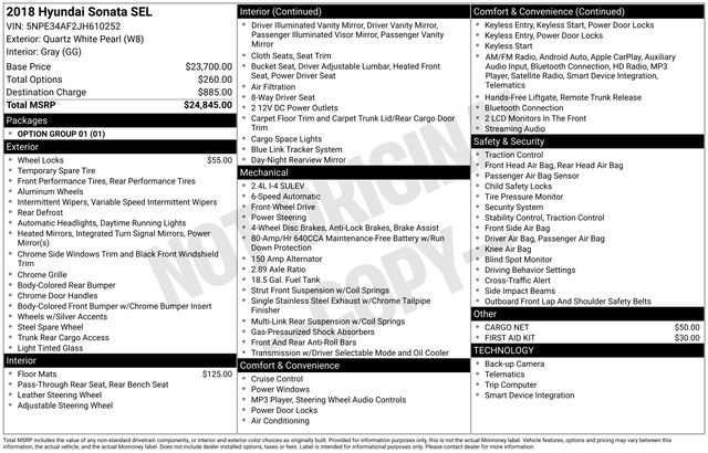 Used 2018 Hyundai Sonata SEL image 43