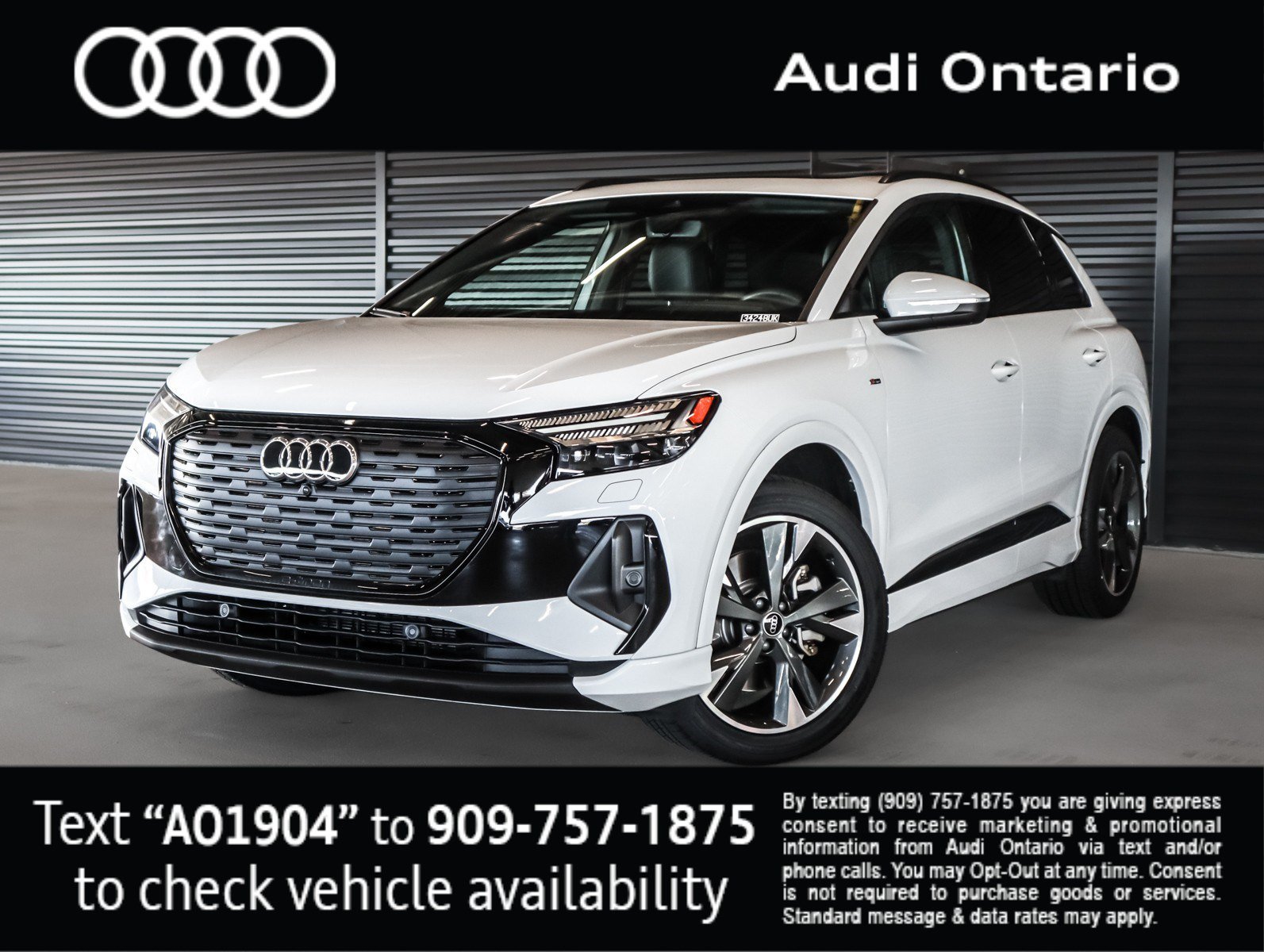 Certified 2025 Audi Q4 e-tron Prestige w/ Black Optic Package AWD/4WD image 1