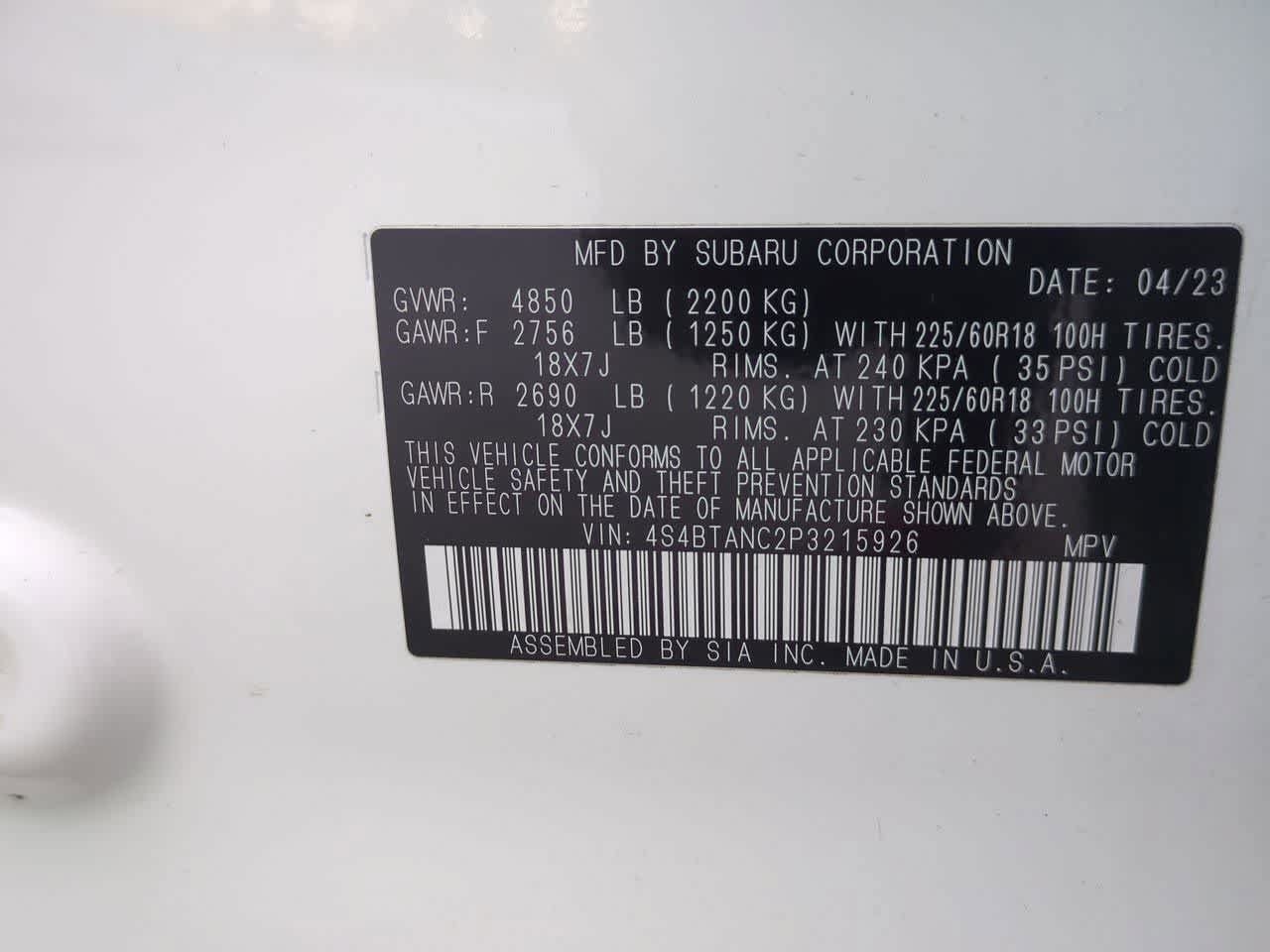 Used 2023 Subaru Outback Limited AWD/4WD image 37