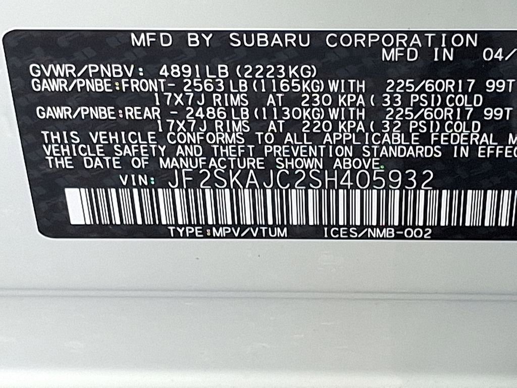 New 2025 Subaru Forester Wilderness w/ Wilderness Package image 22