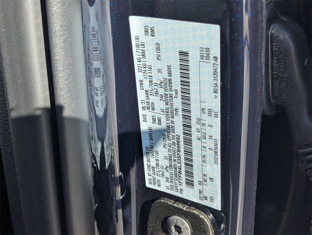 New 2025 Ford F150 Tremor image 15