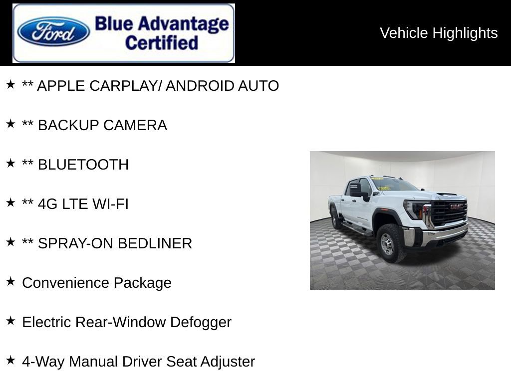Used 2024 GMC Sierra 2500 Pro w/ Convenience Package image 3