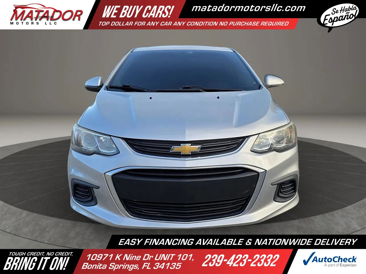 Used 2017 Chevrolet Sonic LT image 2