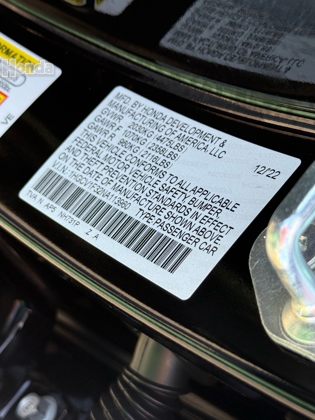 Used 2022 Honda Accord Sport image 33