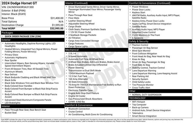 Used 2024 Dodge Hornet GT image 15