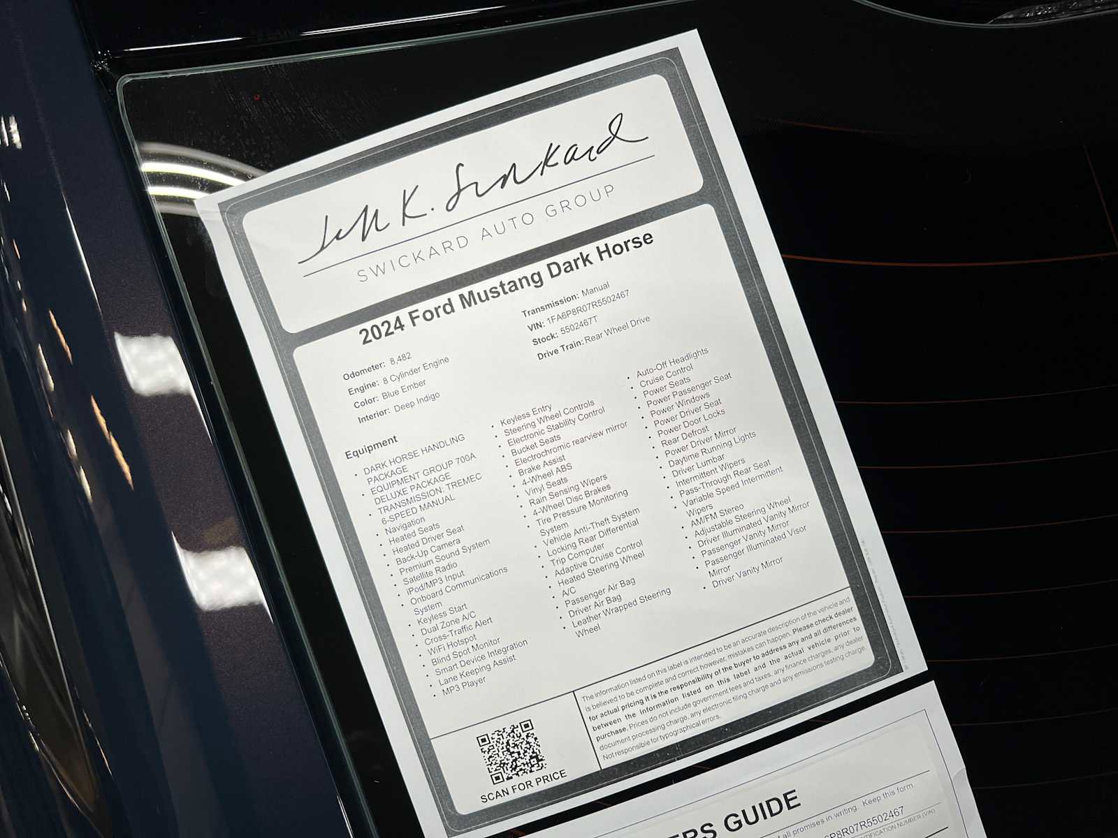 Used 2024 Ford Mustang Dark Horse w/ Dark Horse Handlin Package image 44