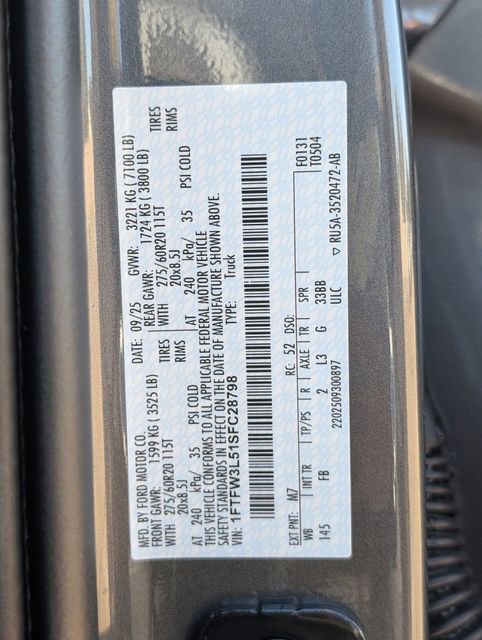 New 2025 Ford F150 XLT w/ Equipment Group 302A MID image 67