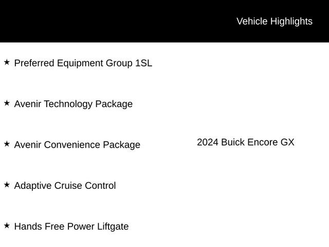 Certified 2024 Buick Encore GX Avenir w/ Avenir Technology Package AWD/4WD image 12
