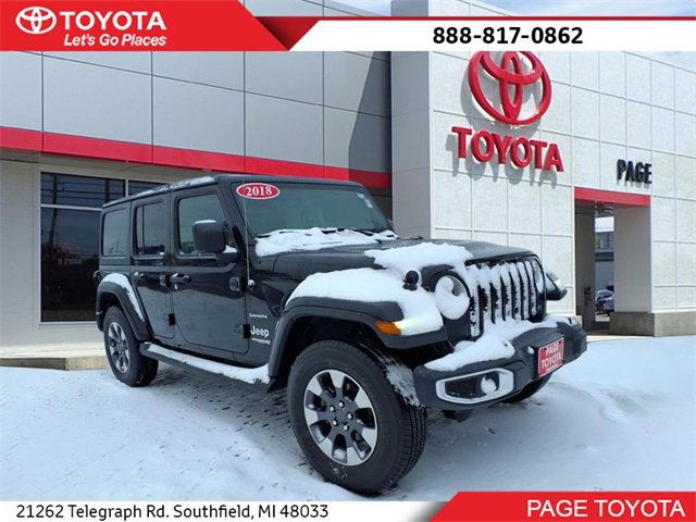 Used 2018 Jeep Wrangler Unlimited Sahara w/ Uconnect 4C Nav & Sound Group