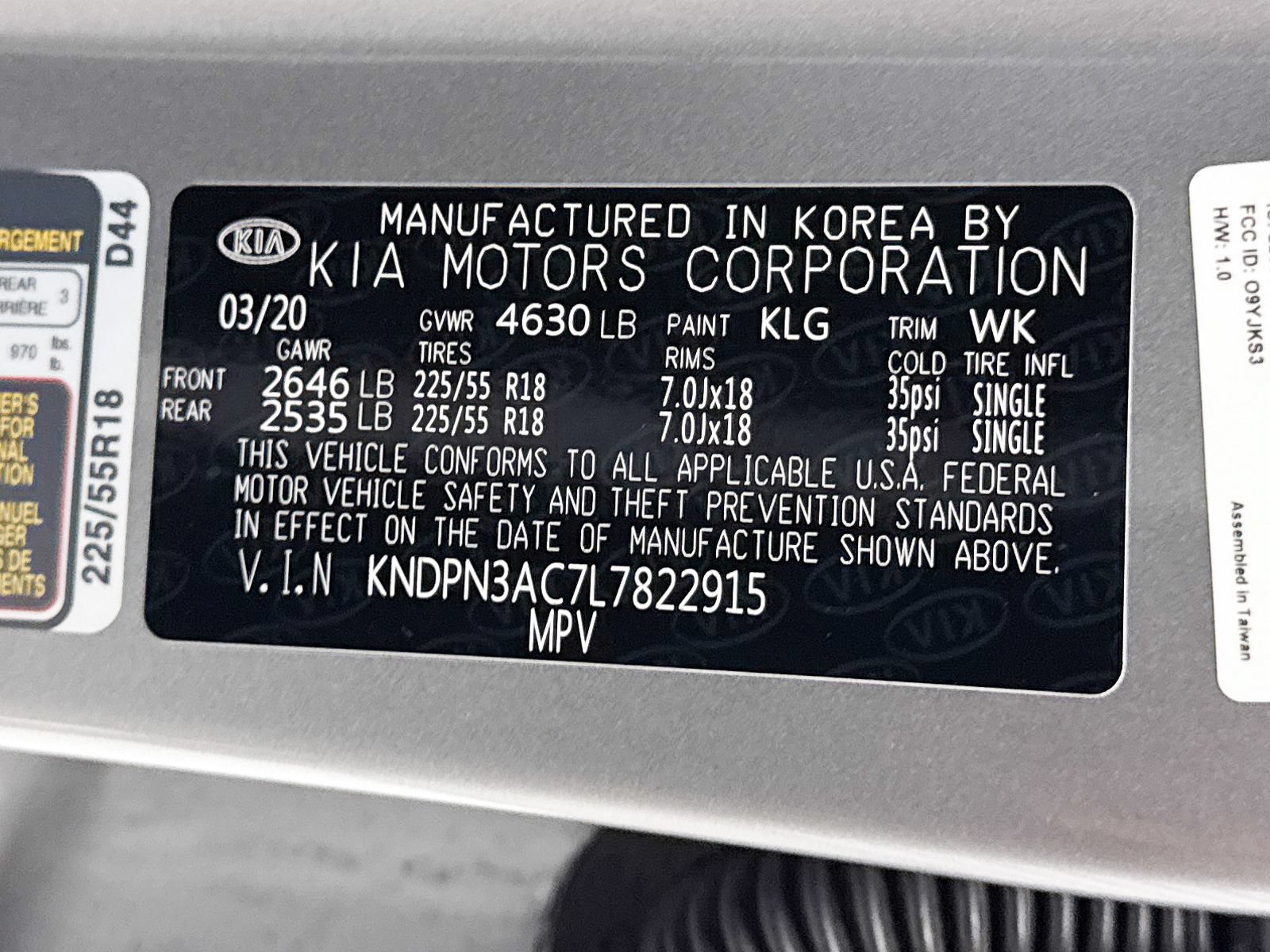 Used 2020 Kia Sportage EX FWD image 39
