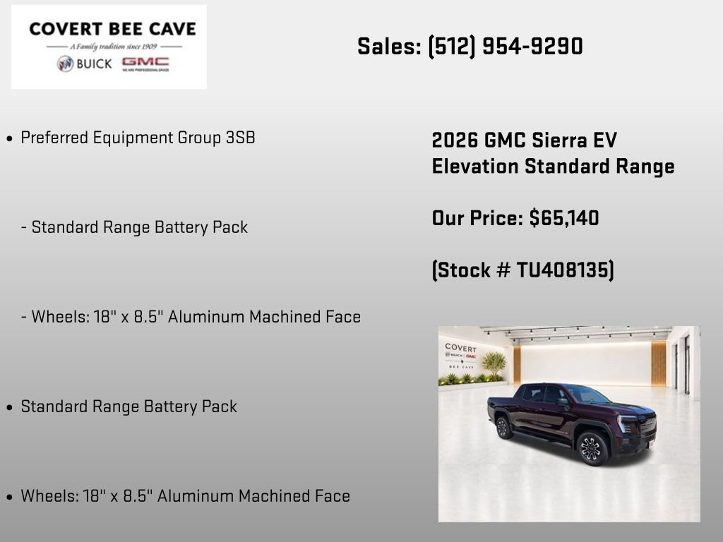 New 2026 GMC Sierra EV Elevation AWD/4WD image 7