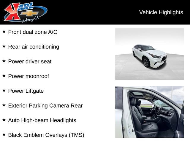 Used 2021 Toyota Highlander XLE image 2