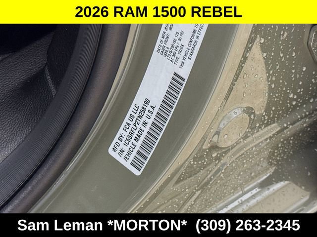 New 2026 RAM 1500 Rebel w/ Rebel Level 2 Equipment Group image 33