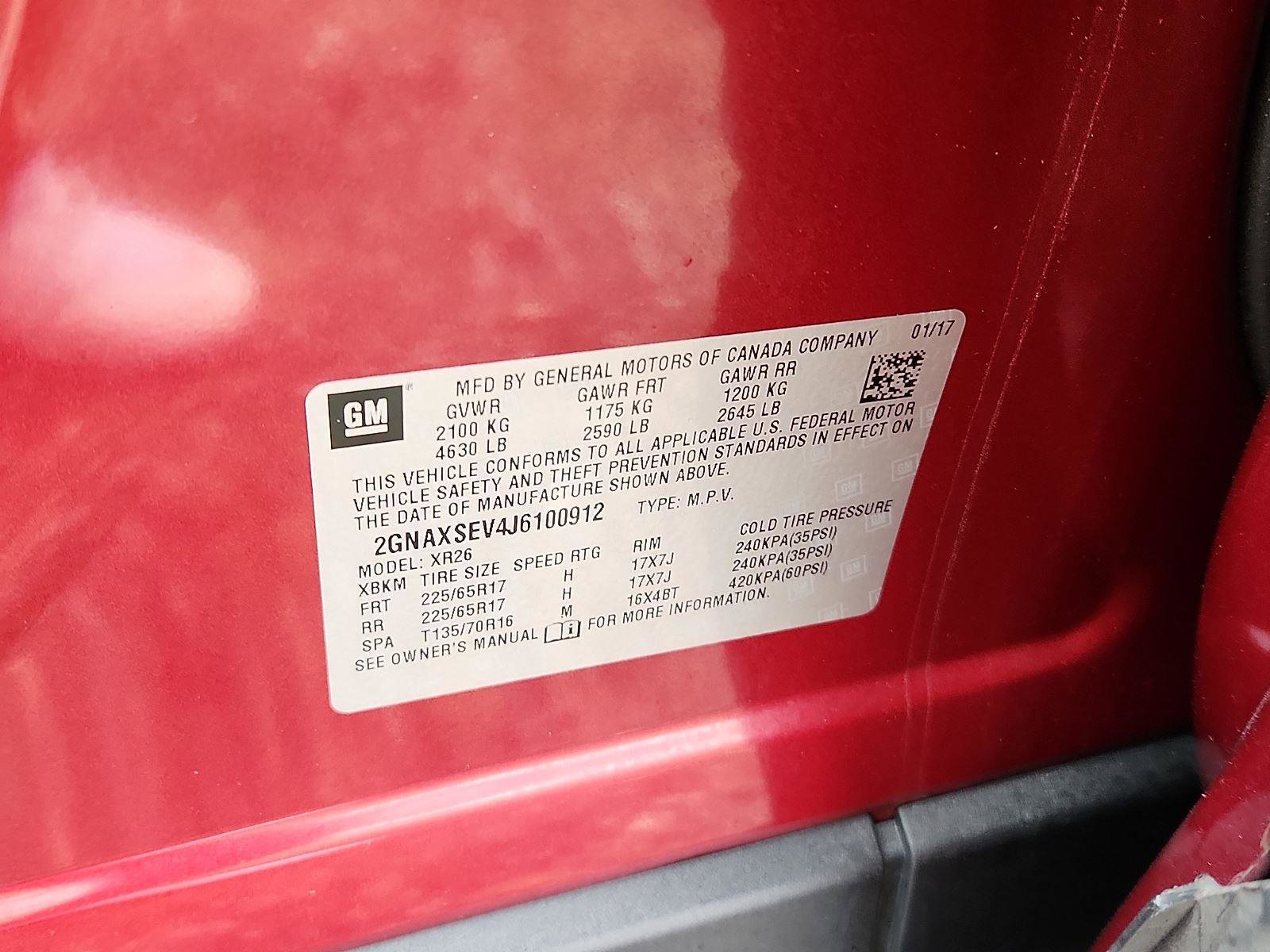 Used 2018 Chevrolet Equinox LT w/ Sun & Infotainment Package image 14