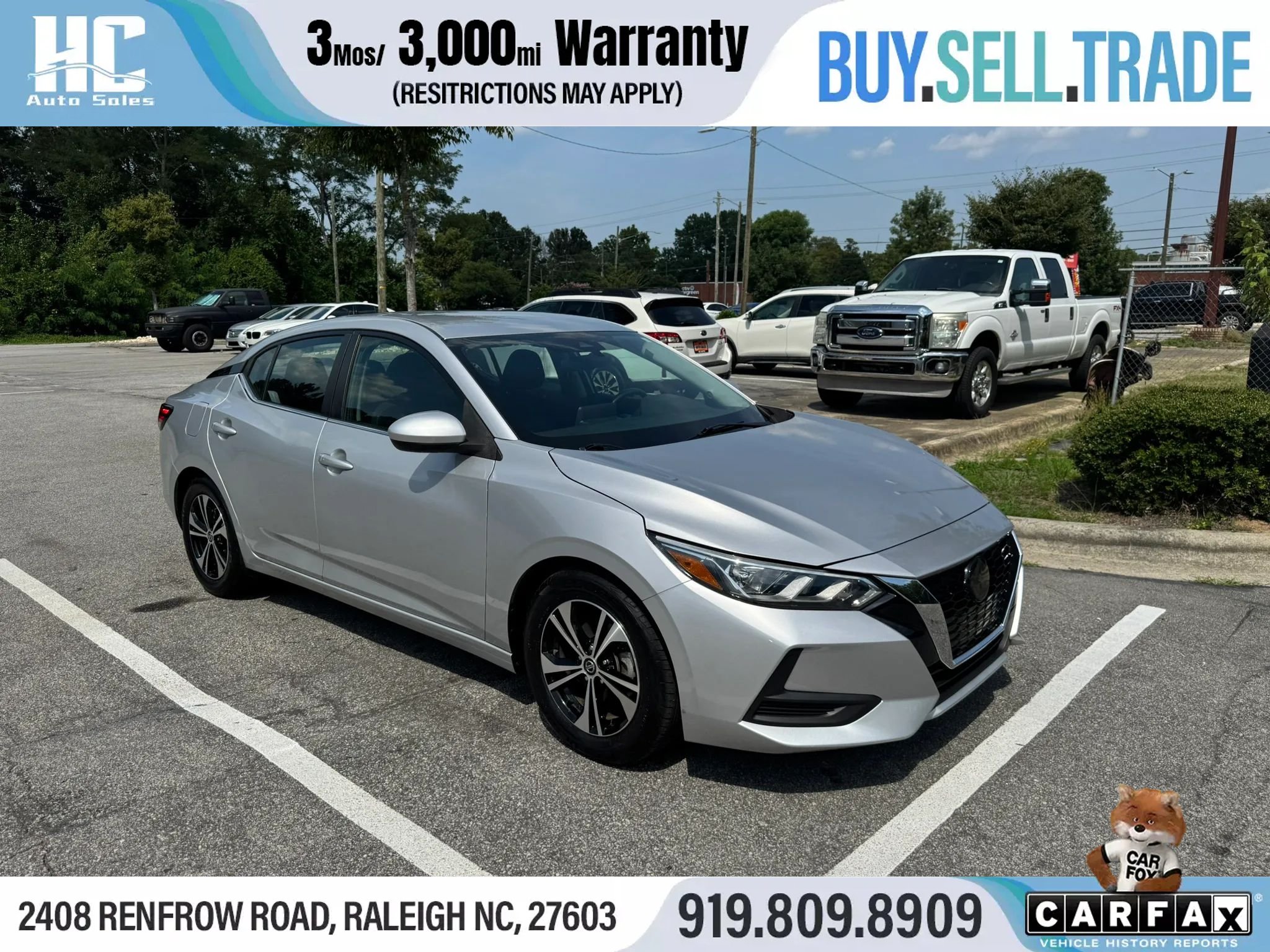 Used 2021 Nissan Sentra SV FWD image 7