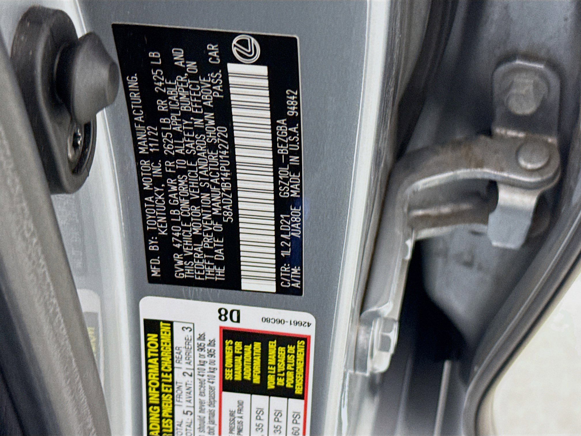 Used 2023 Lexus ES 350 w/ Premium Package image 30