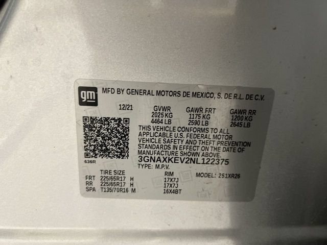 Certified 2022 Chevrolet Equinox LT FWD image 29