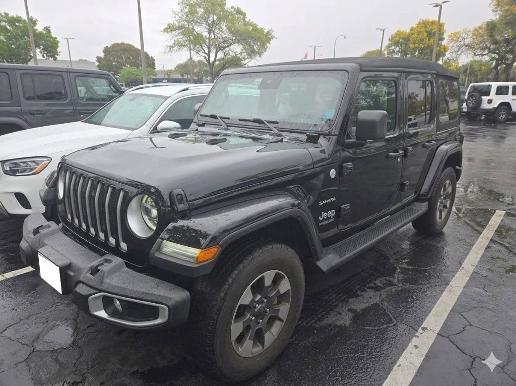 Used 2022 Jeep Wrangler Unlimited Sahara w/ LED Lighting Group image 1