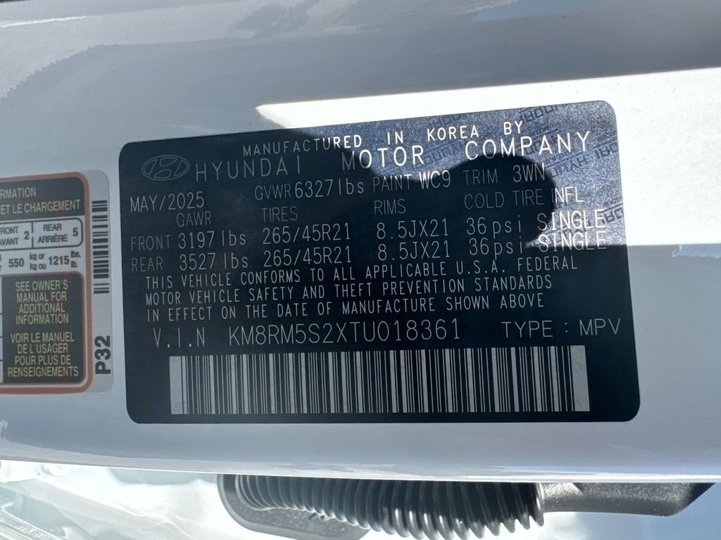 New 2026 Hyundai Palisade Calligraphy FWD image 30