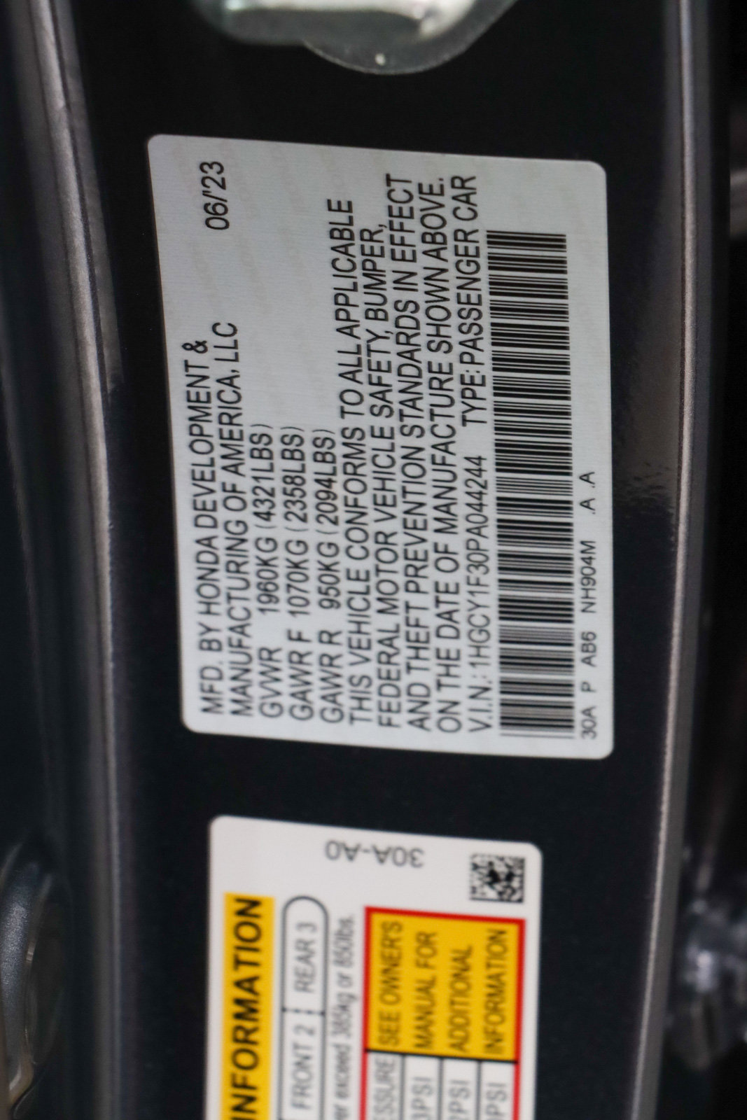 Used 2023 Honda Accord EX image 31