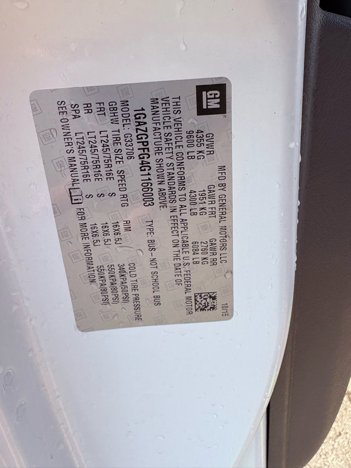 Used 2016 Chevrolet Express 3500 LT w/ LT Preferred Equipment Group image 30